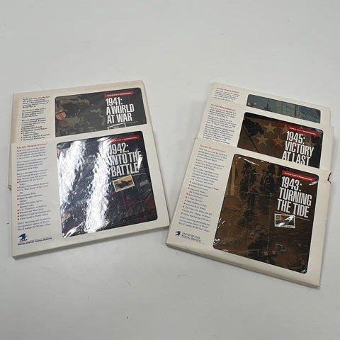 USPS World War II 50th Anniversary Stamp Album Complete Set 1941-1945 Lot 5
