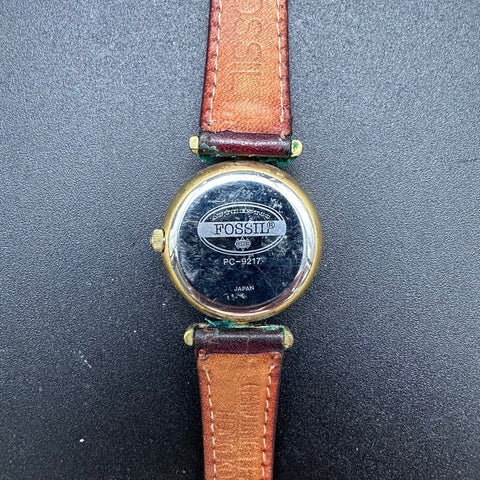 Lot of 3 Fossil Wristwatches Vintage & Modern Leather Straps AM4432 SC-5444