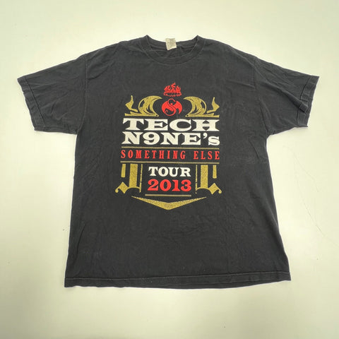 Vintage 2013 Tech N9NE Something Else Tour Rap Tee T-Shirt Sz XL