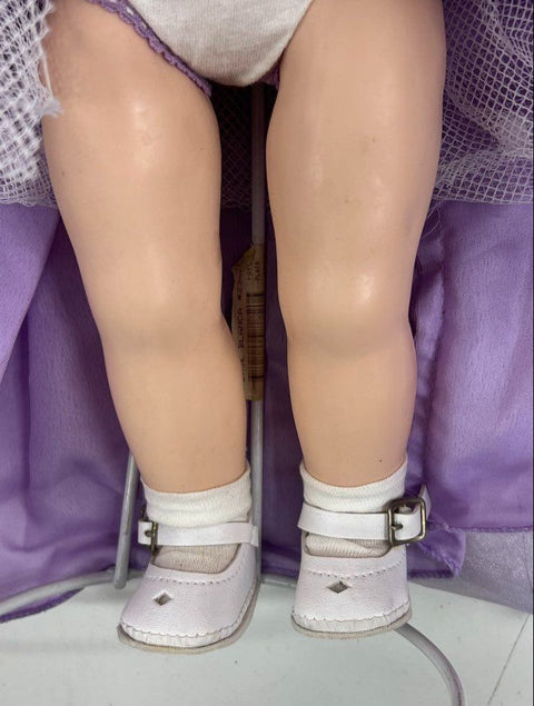 Collectible Quinceañera Last Doll 18" Figure Purple Gown Dress Display