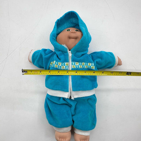 Vintage Cabbage Patch Kids Doll Coleco 1982 Xavier Roberts Blue Suit Carrier