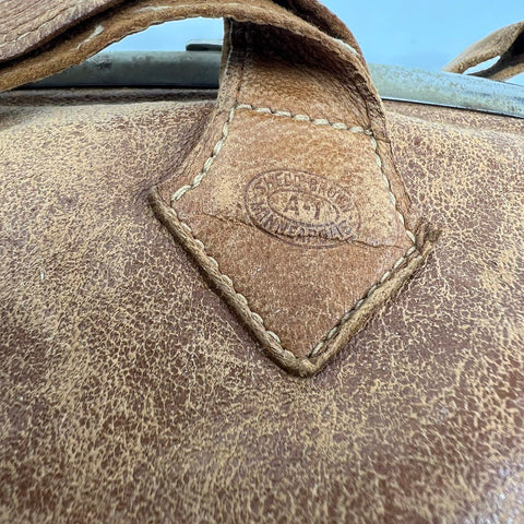 Vintage Antelope State Bank Neligh NE Suede Bag & Clay Poker Chips Shedd-Brown