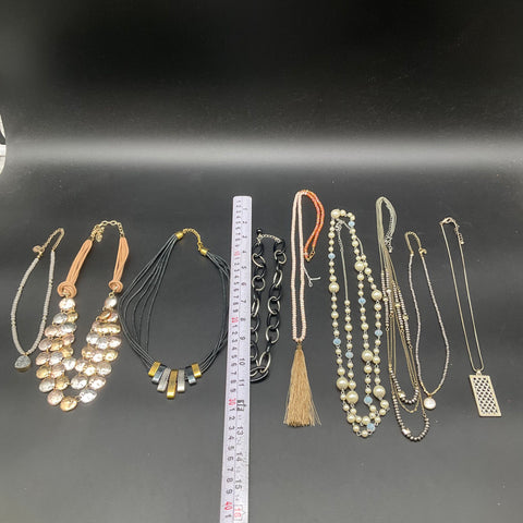 Silpada Thomas Statement Jewelry Lot of 9 Boho Modern Beaded Tassel Necklaces
