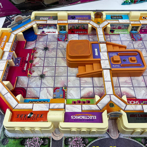 Mall Madness Milton Bradley Electronic Talking Shopping Spree Board Game 1989