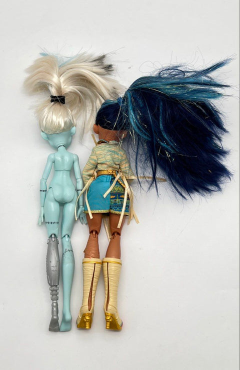 Monster High Doll Lot Mattel Frankie Stein and Cleo de Nile 2 Pieces 2021