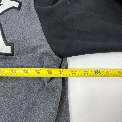 GTM Sportswear KSU Wildcats Wabash Varsity Letterman Jacket Gray Black Sz L