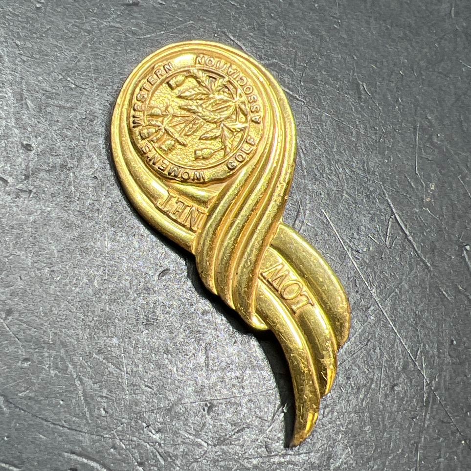 Vintage Womens Western Golf Association Gold Filled & Sterling Silver Pins