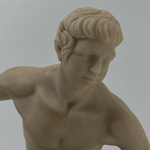 Signed P.A.T. Vintage Discobolus Statue After Myron Classical Sculpture 11"