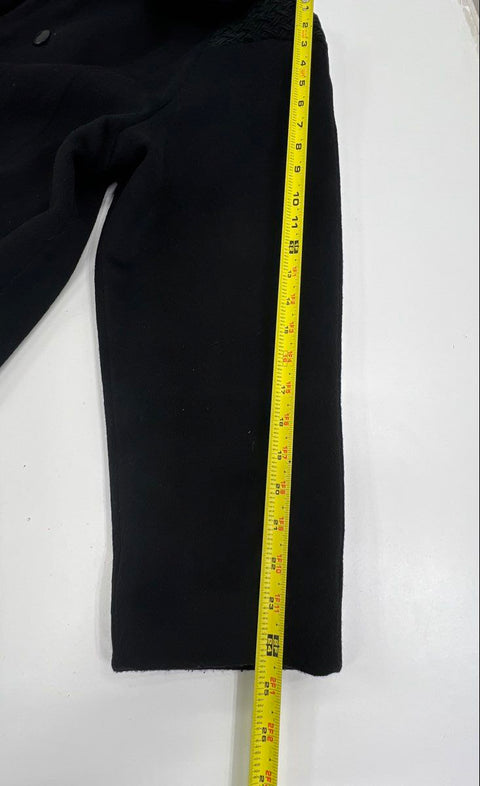 Vintage 80s Donnybrook Hockanum Wool Swing Coat Woven Shoulder Made in USA