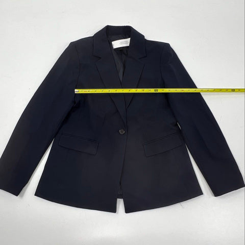 Banana Republic Women's Navy Sculpted Stretch Single Button Blazer Sz 10 NWT