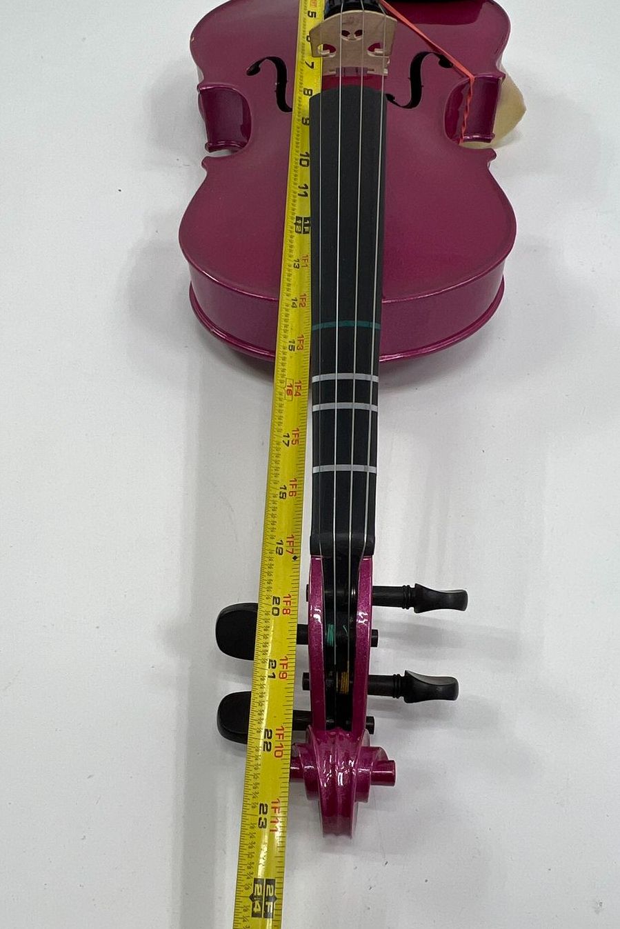 Cremona Model SV-75 c2014 1405291 Pink Micro Glitter Violin & Bow in Hard Case