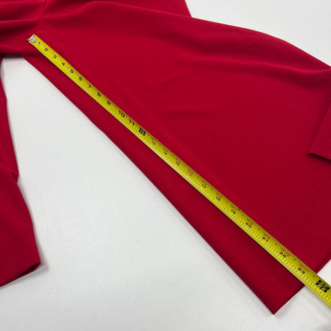 Calvin Klein CD9C1B55 Red Wide Leg Cutout Jumpsuit Women's 10 NWT