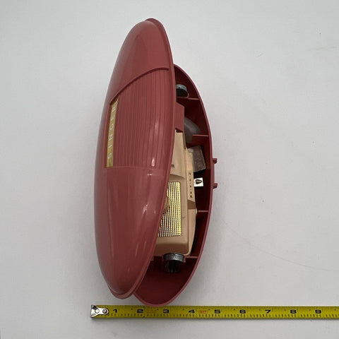 Singer Buttonholer Sewing Machine Attachment Set Pink Rocket Case Vintage