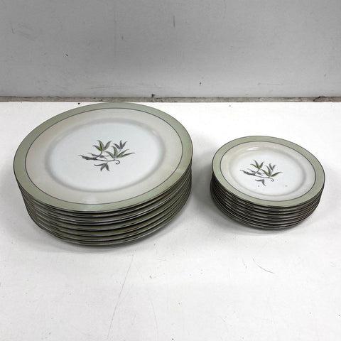 Narumi Southwind Fine China 16pc Plate Set Dinner Salad Vintage