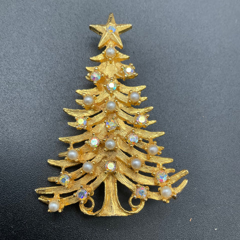 Vintage Christmas Holiday Brooches Lot 12 Signed Tancer Art Kmart Enamel Pins