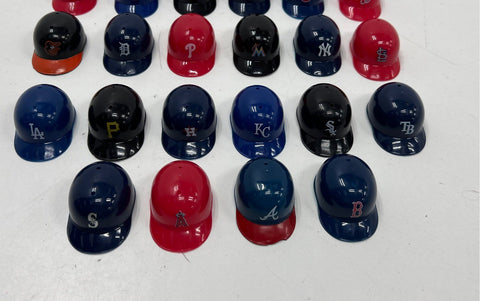 MLB Baseball Mini Batting Helmet Lot 28 Pieces Mixed Teams See Photos