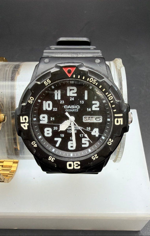 Casio Quartz Watch Lot of 3 MRW-200H LTP-V005 Water Resistant Not Tested As Is