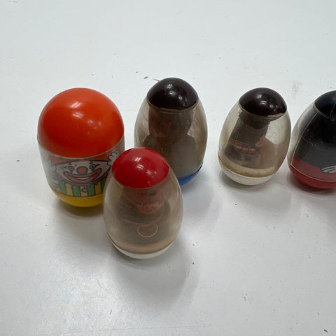 Vintage 70s Hasbro Weebles Lot of 10 Figures Disney Mickey Mouse Club Toys