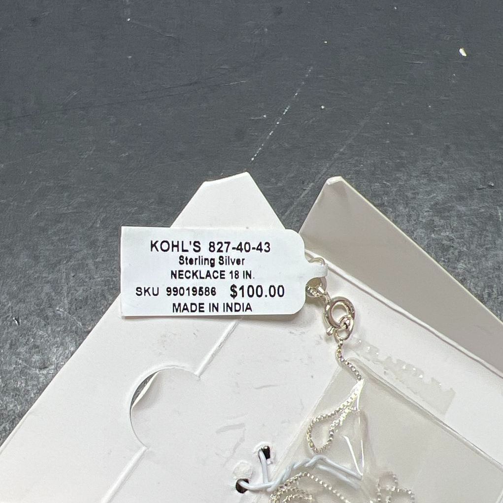 Timeless Sterling Silver Friends Necklace in Box NWT