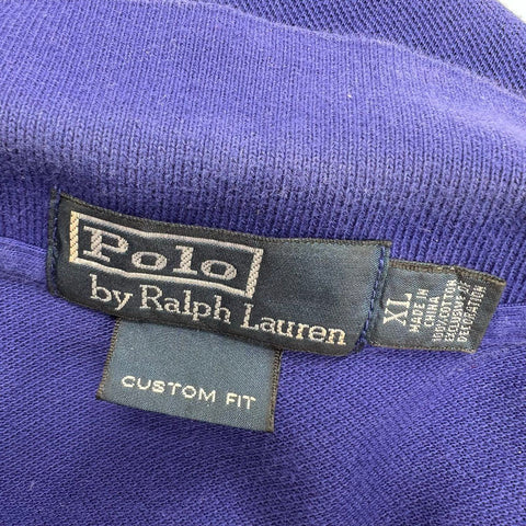 Polo Ralph Lauren Big Pony Italy Flag Custom Fit Polo Shirt Sz XL