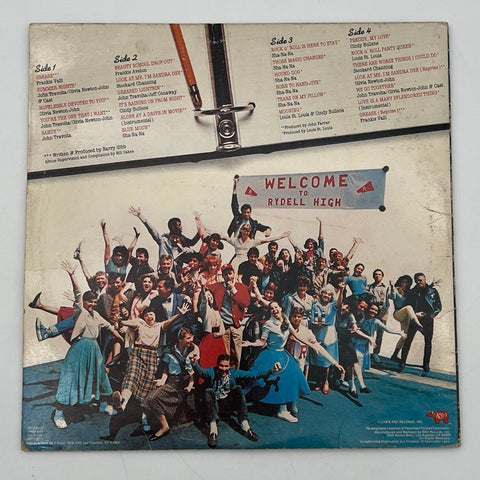 Grease Original Movie Soundtrack Double LP RSO RS-2-4002 1978 Gatefold