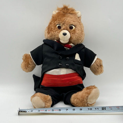 Teddy Ruxpin Vintage Animatronic Plush Bear 15 Inch Tuxedo Outfit