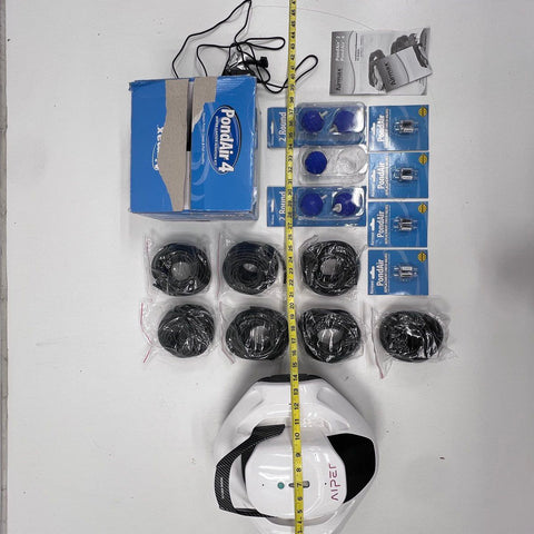 Aiper Scuba 800W Robotic Pool Cleaner & Airmax PondAir 4 Aeration Kit Lot