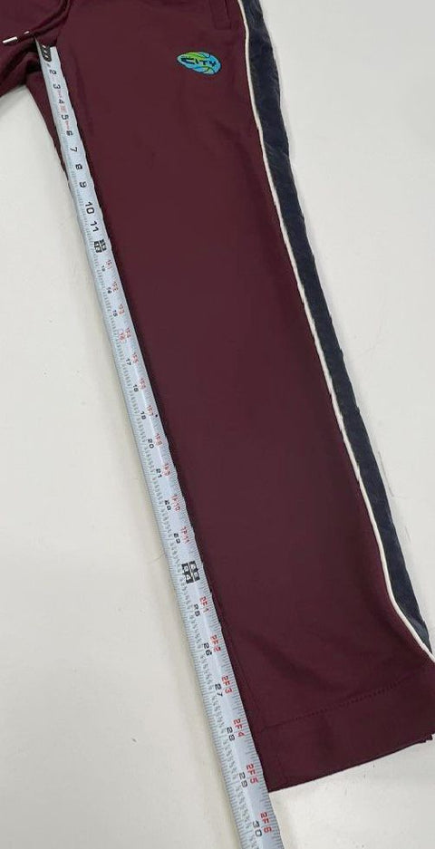 All City by Just Don Men's Maroon Tracksuit Set Jacket Track Pants Size M