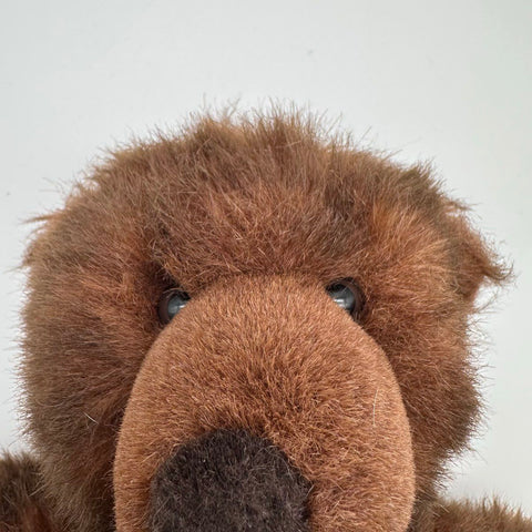 Russ Berrie Timber Teddy Bear Plush Stuffed Animal 16 Inch Vintage Brown