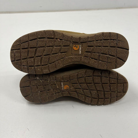 Carhartt Force 5 FA5016-M Coyote Brown Suede Soft Toe Work Boots Size 10