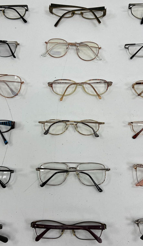 Lot of 20+ Mixed Brand Eyeglass Frames Eyewear For Lenses Parts Repair