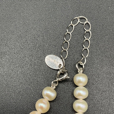 Stauer 6mm Cultured Pearl Necklace Creamy White 18-20" Adjustable Length