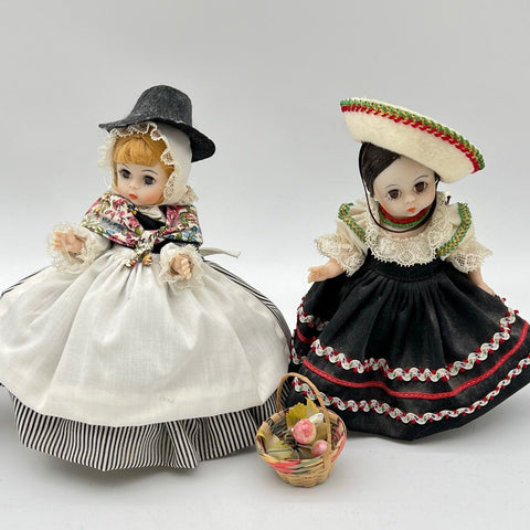 Madame Alexander Dolls Lot of 4 International Folk & Little Women Series 8"