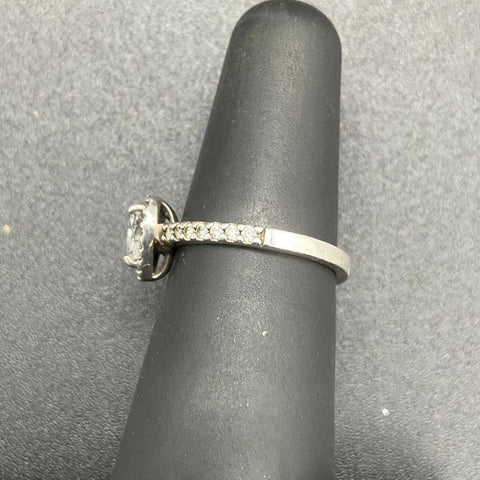 Pandora S925 Sterling Silver Elevated Heart Halo CZ Ring Size 48 / US 4.5