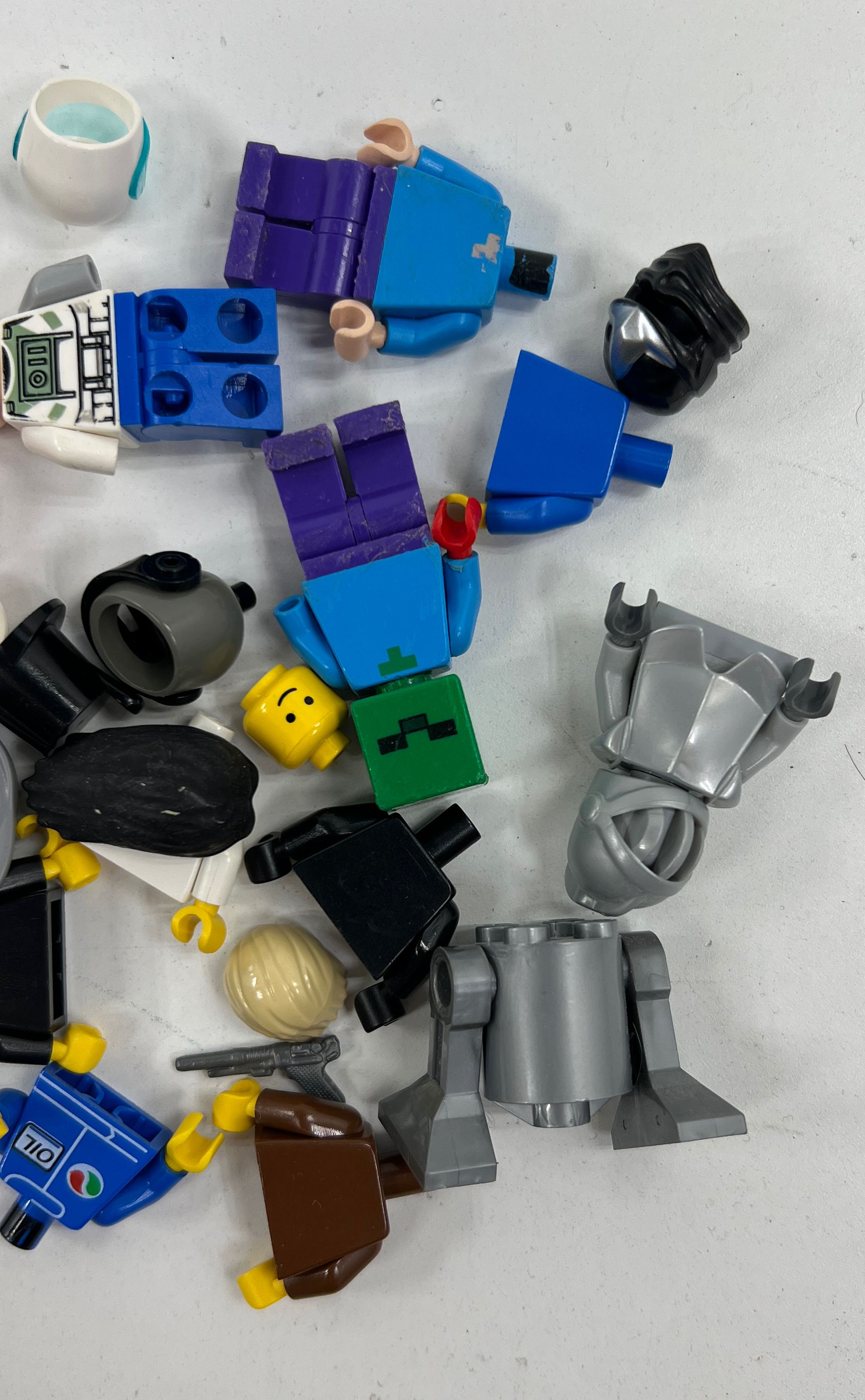 LEGO Assorted Mini Figure Lot with Accessories Knight Minecraft Spiderman