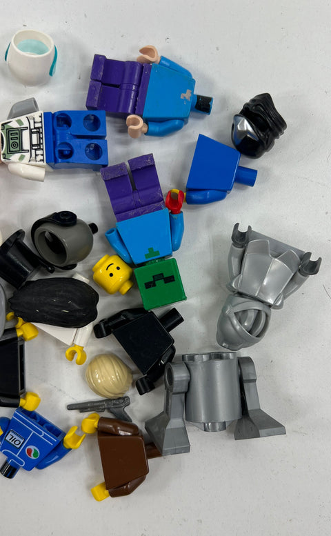 LEGO Assorted Mini Figure Lot with Accessories Knight Minecraft Spiderman