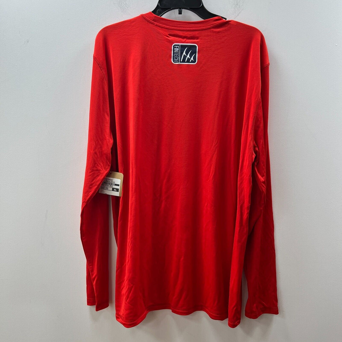 Fintech Red Long Sleeve T-Shirt Fishing Outdoor Sun Defender UV UPF 50 –  Shop Thrift World