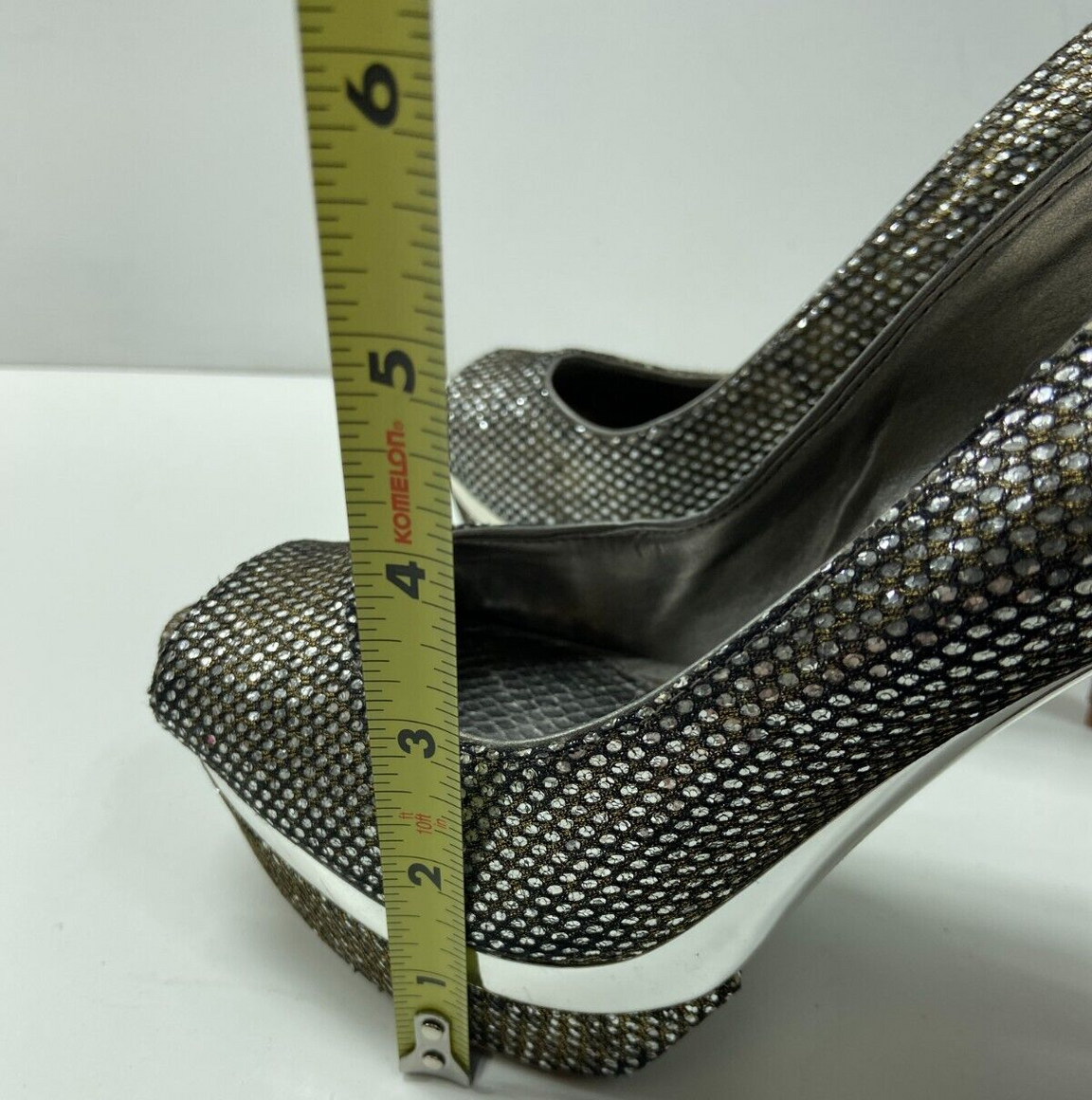 ZAMASS High Heels, Stiletto Heels Peep Toe Women Shoes Sexy Bling Black  Silver High Heels Party Wedding Shoes Silver Platform Heels (Color : Silver,  Size : 38): Buy Online at Best Price