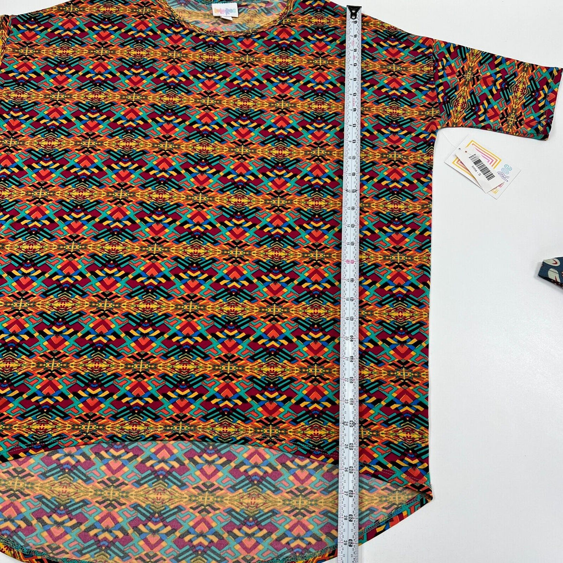 LuLaRoe Irma Tunic Shirt Top Southwestern Bright Geometric Pattern NWT –  Shop Thrift World