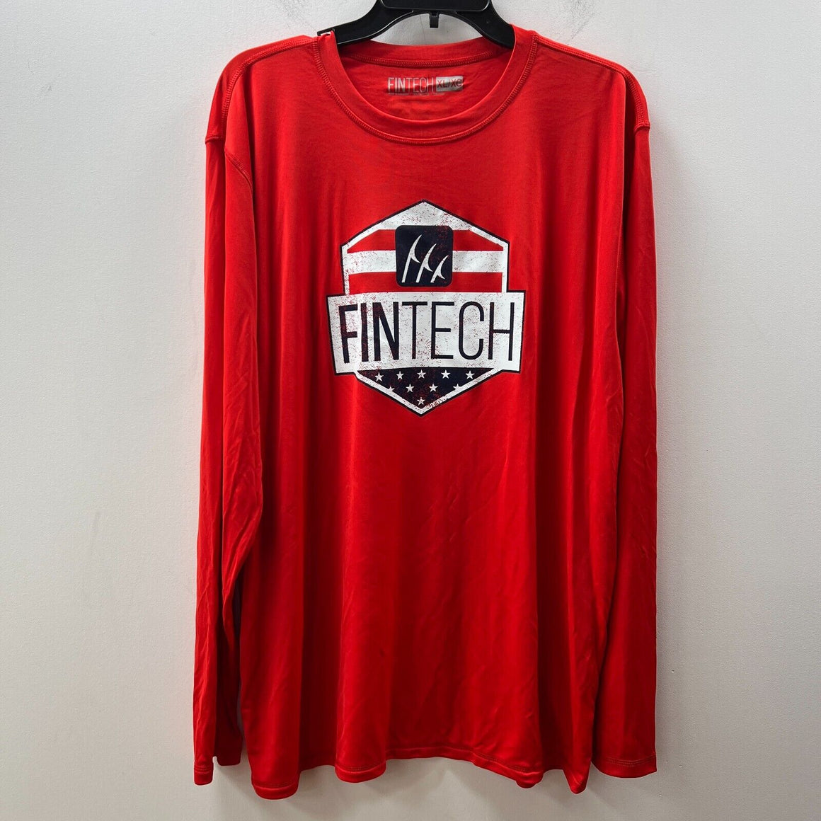 Fintech Red Long Sleeve T-Shirt Fishing Outdoor Sun Defender UV