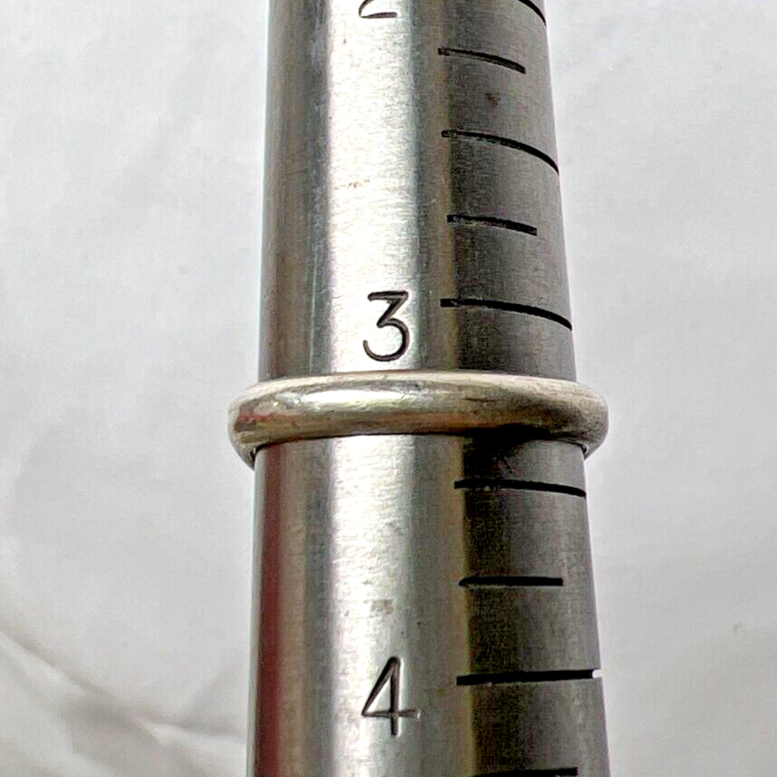 Sterling Silver Moonstone Split Shank Ring Size 3.25 US