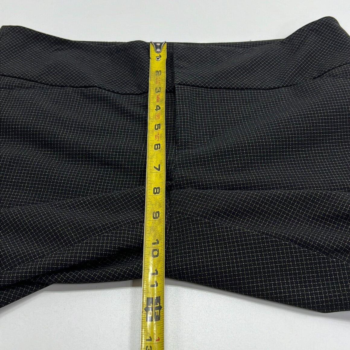 Women's Black Flat Front Pockets Straight Leg Dress Pants Size 4 Regul –  Shop Thrift World