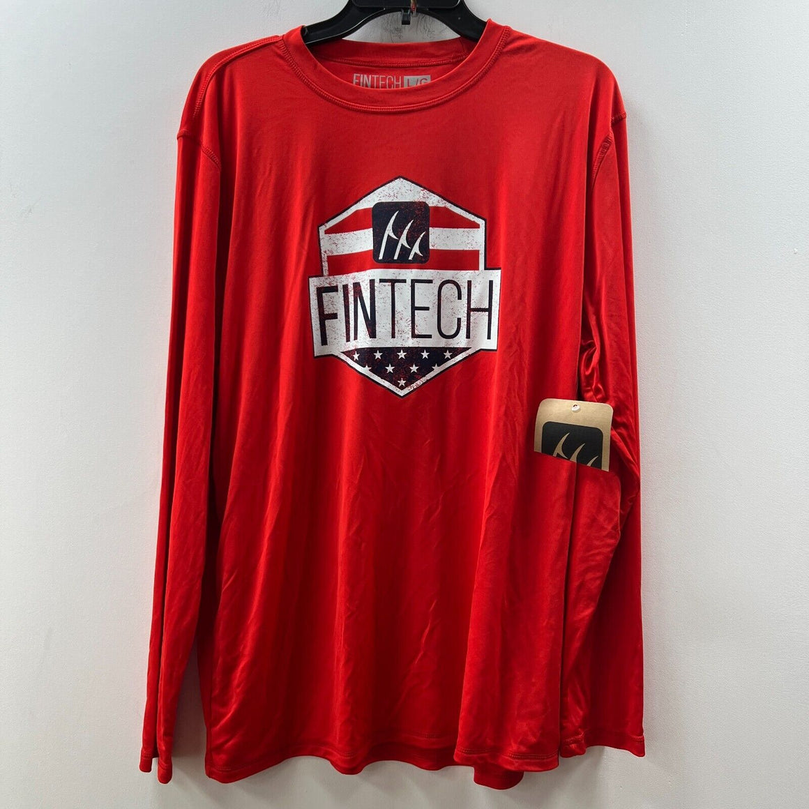 Fintech Red Long Sleeve T-Shirt Fishing Outdoor Sun Defender UV UPF 50 –  Shop Thrift World