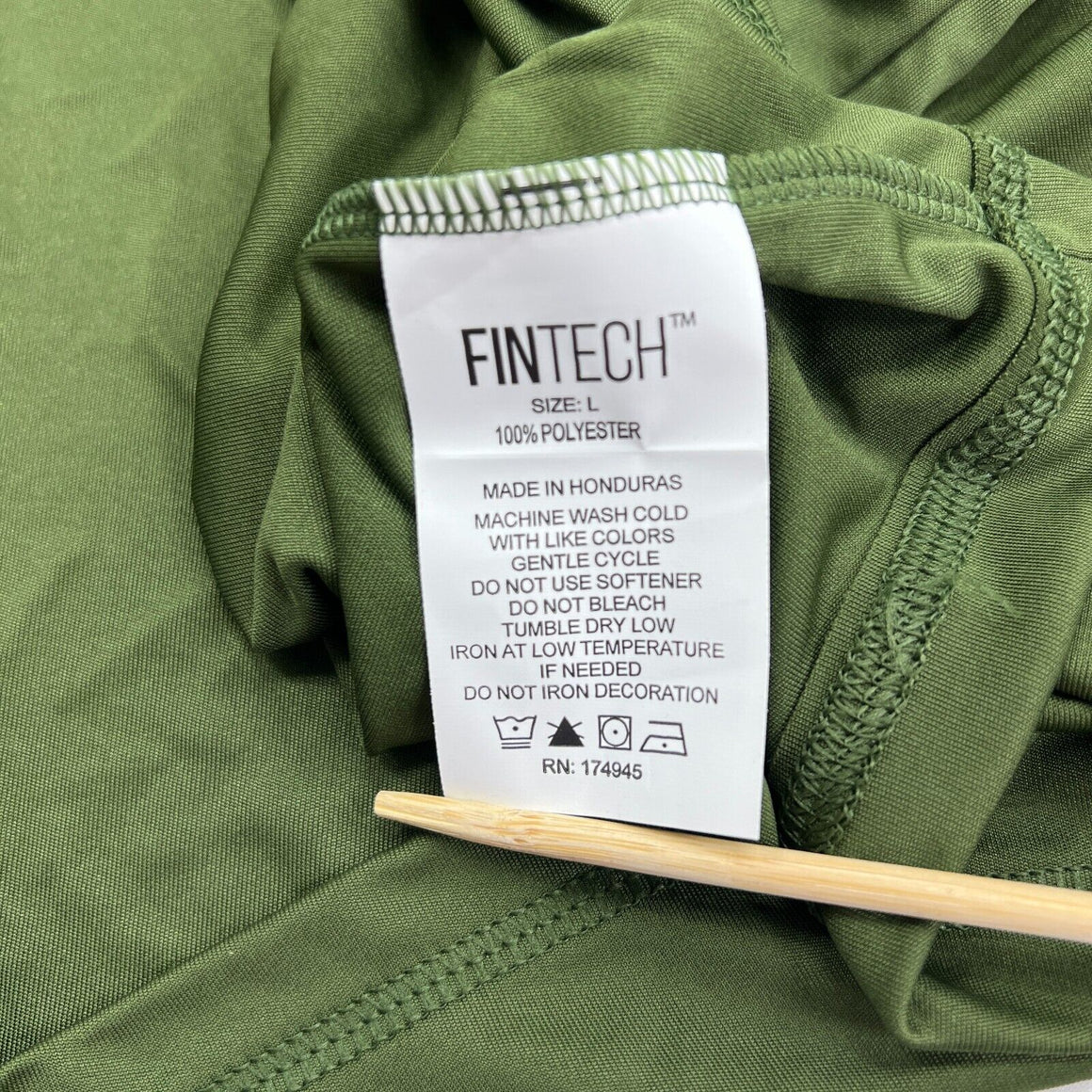 FINTECH men's fishing shirt, outdoor, polyester SZ L