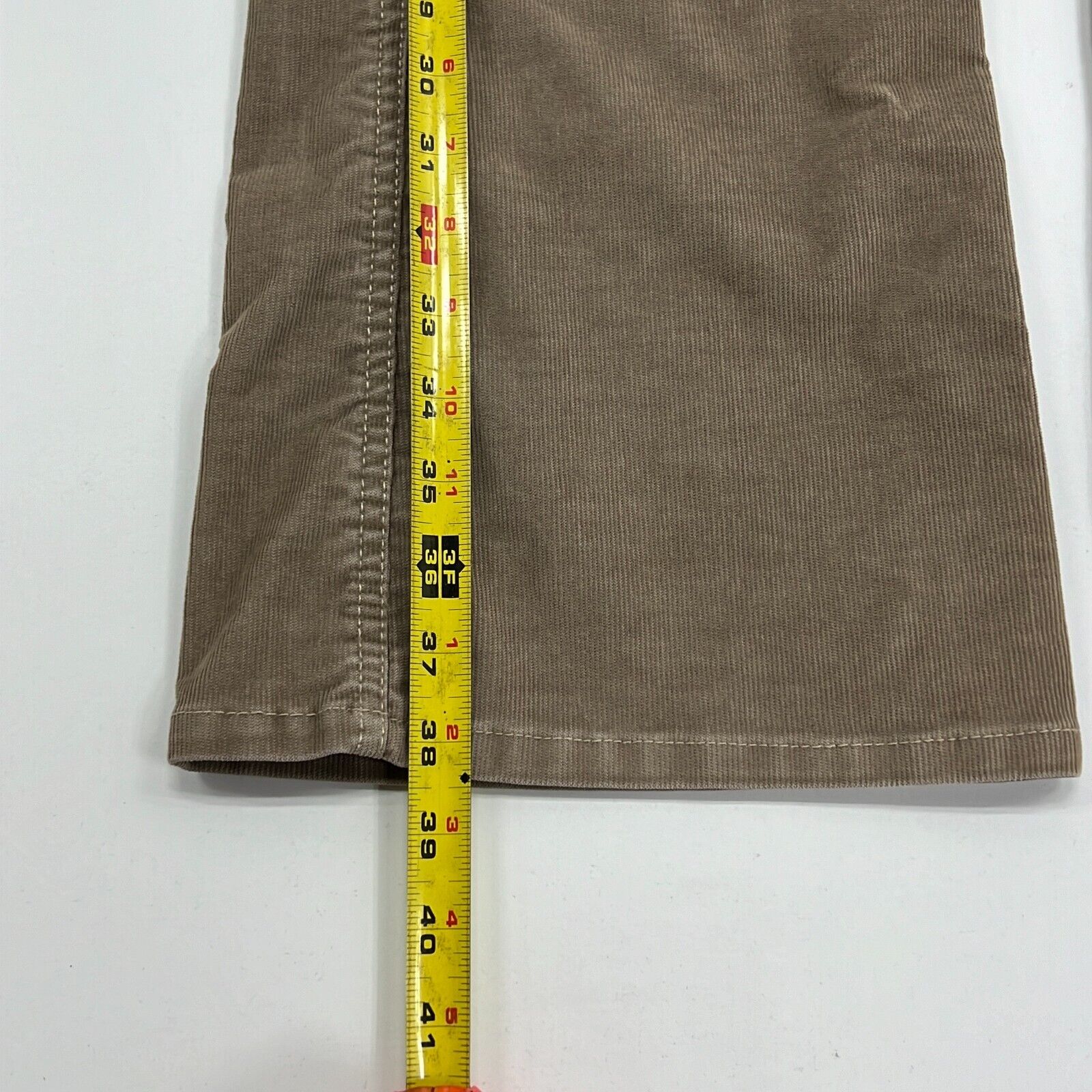 Aeropostale Women's Brown Flat Front Bootcut Leg Corduroy Pants Size 7/8S