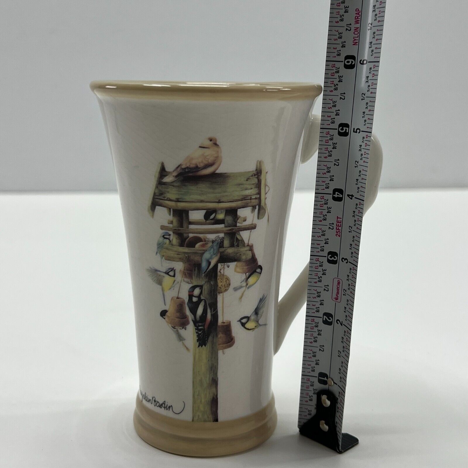 Marjolein Bastin Birdhouse & Birds Tall Tea Coffee Mug Hallmark