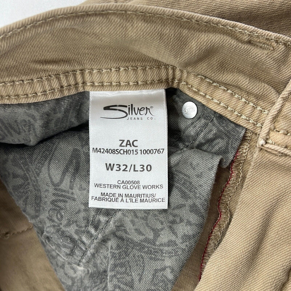 Maurices Size 7/8 Regular Jeans Design on Pockets 32 1/2 Inseam