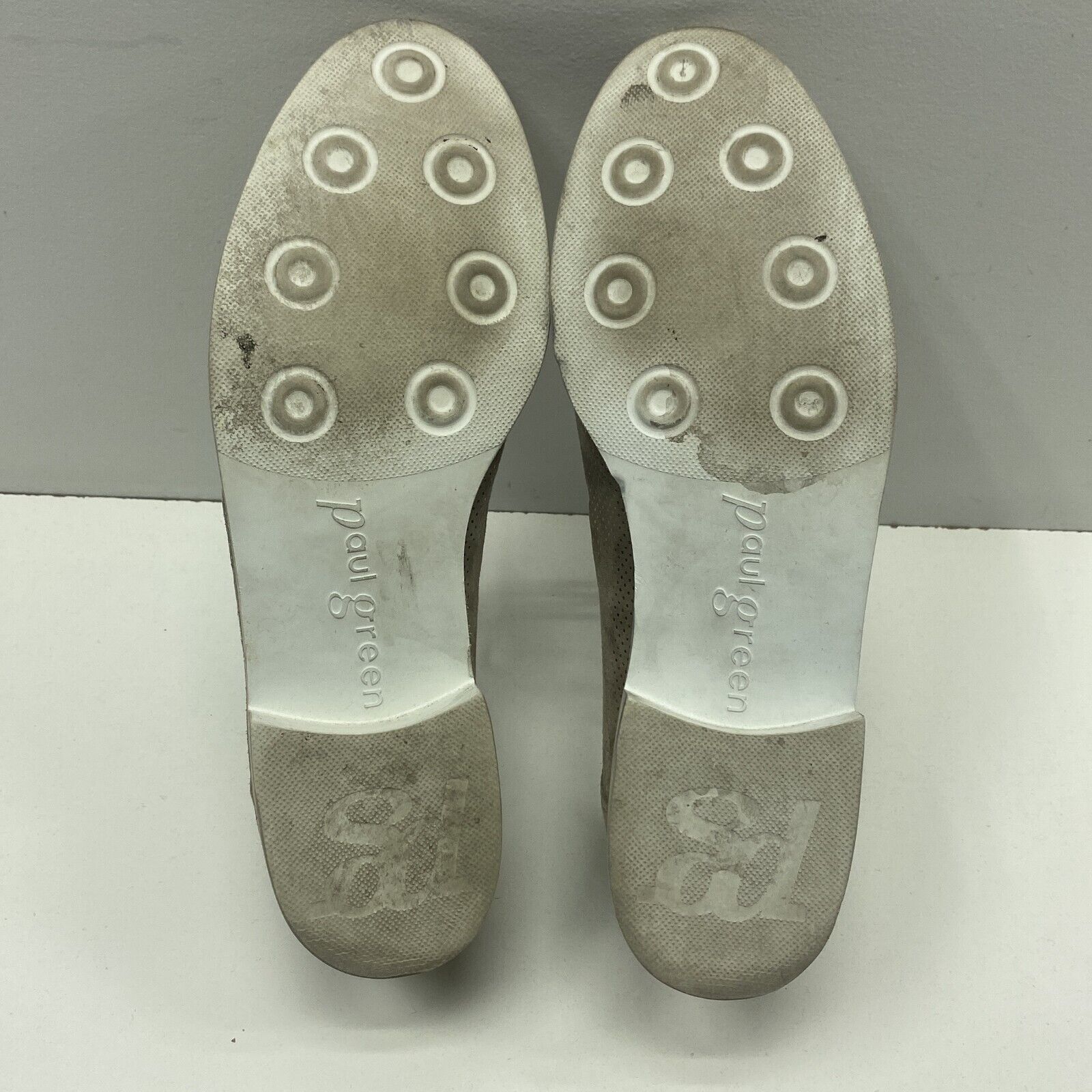 Paul Green Women's Brown Lace Up Block Heel Dress Derby Shoes Size 5.5